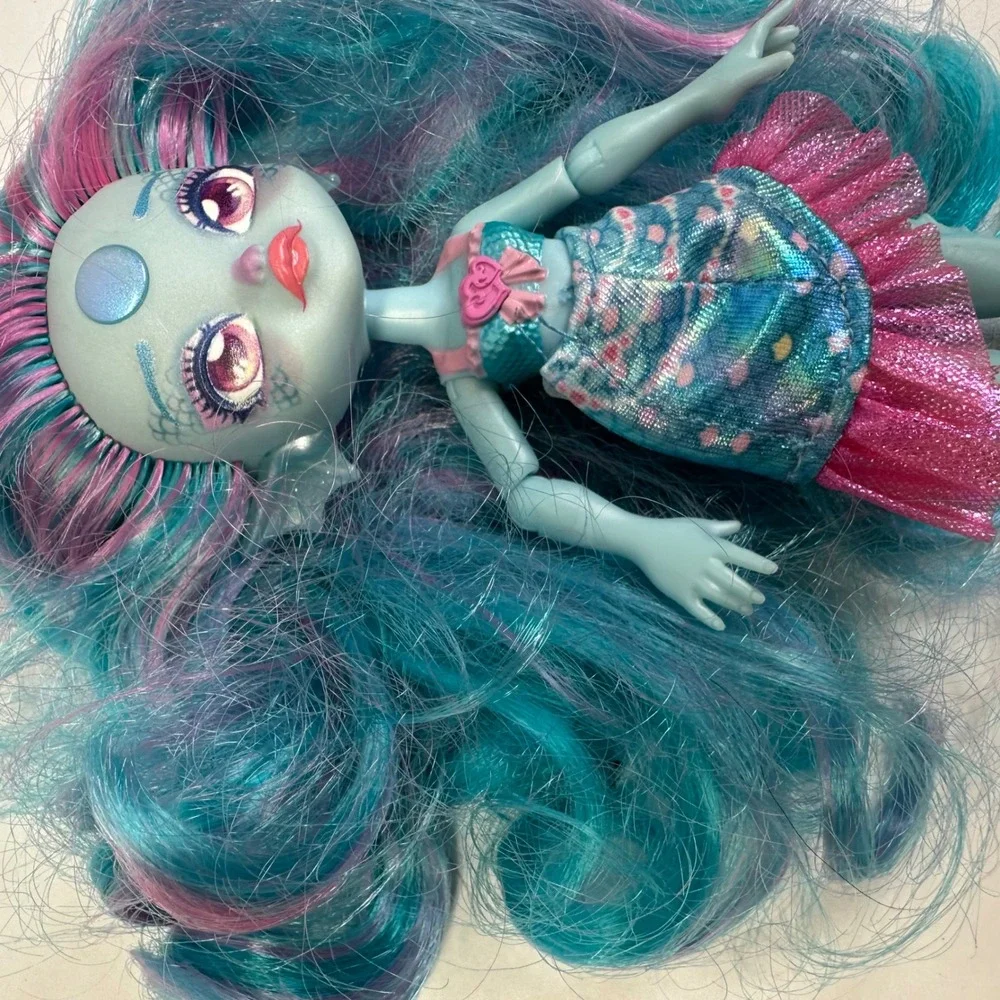 Magic Mixies Pixlings Blue Marena the Mermaid Doll Only